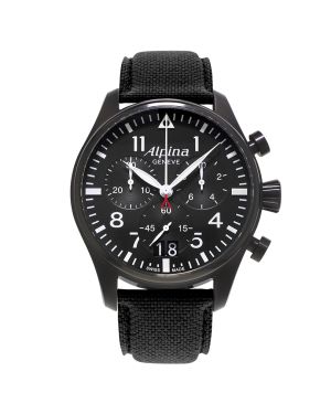 Alpina Startimer Pilot Big Date Chronograph Schwarz