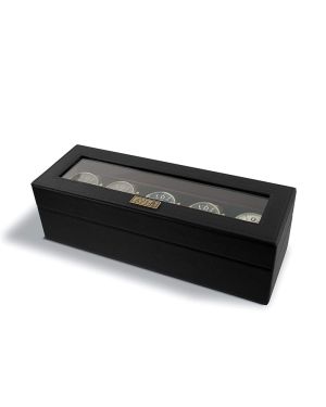 Coffret pour 5 montres AVI-8 en cuir noir