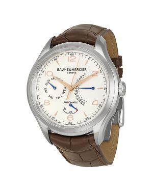 Baume & Mercier Clifton, roségoldene und blaue Details