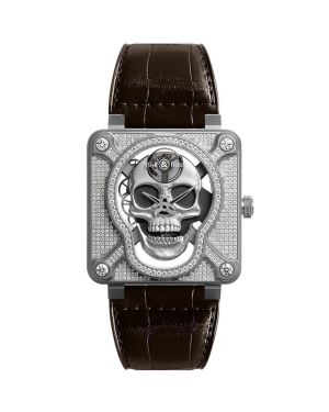 Montre Bell & Ross BR 01 Laughing Skull Full Diamond