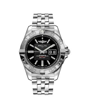 Breitling Galactic 41 Edelstahl schwarzes Zifferblatt