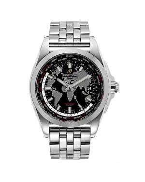 Breitling Galactic Unitime dunkles Zifferblatt