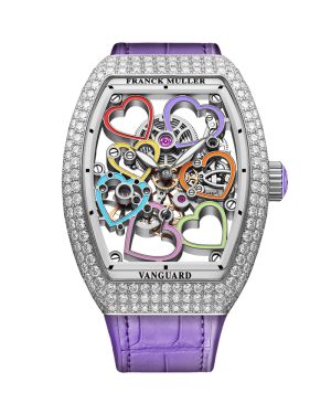 Montre Franck Muller Vanguard Heart Skeleton Color Dreams