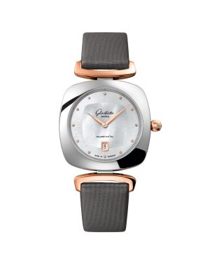 Glashütte Original Pavonina Datum Roségold und Edelstahl