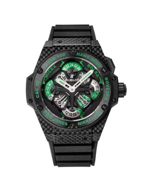 Hublot King Power GMT Unico Karbon Grün