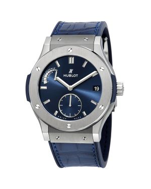 Hublot Classic Fusion Power Reserve Titanium Blue