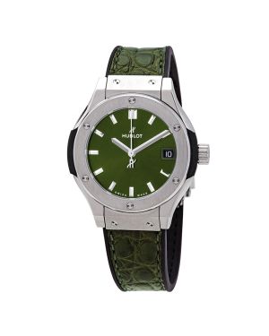 Montre Hublot Classic Fusion Green Titanium