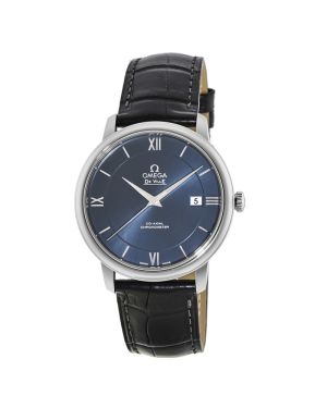 Omega De Ville Prestige Blau mit Sonnenschliff