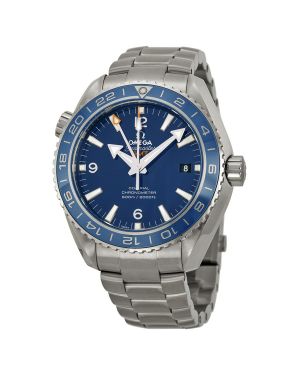 Omega Seamaster Planet Ocean GMT Titan mit blau