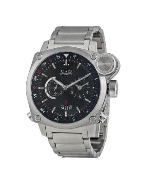 Oris BC4 Flight Timer Herrenuhr - Edelstahl