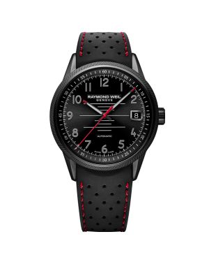 Raymond Weil Freelancer Schwarz und Rot