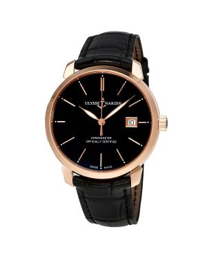 Ulysse Nardin Classico 18k Roségold schwarzes Zifferblatt