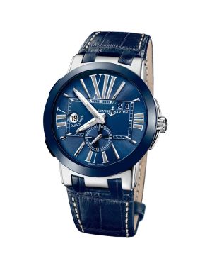 Ulysse Nardin Executive Dual Time Blau