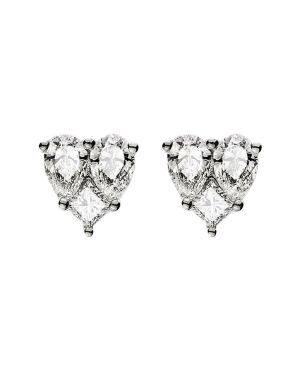 Boucles d'oreilles Olyssa Diamond Fire | WG750 - 6 Diamants 0.96 ct