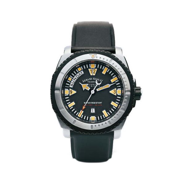 Armand Nicolet S05 Day Date Black Yellow