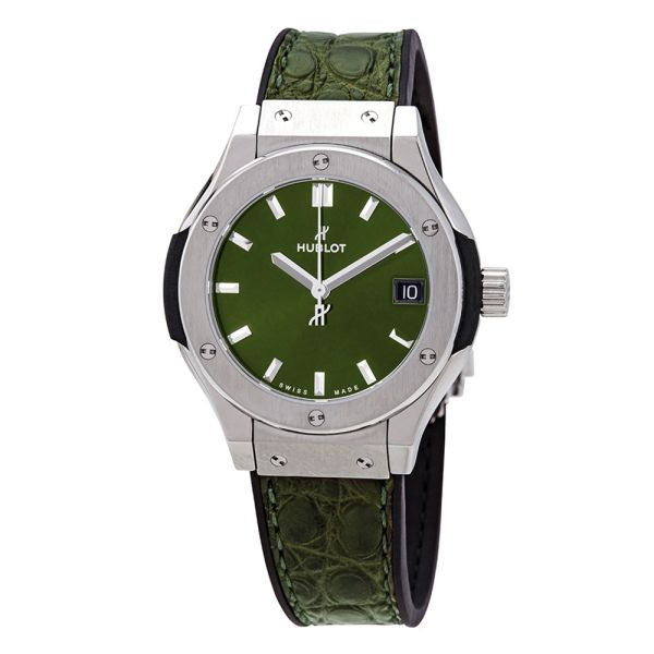 Montre Hublot Classic Fusion Green Titanium 581.NX.8970.LR