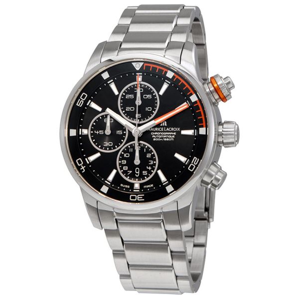 Montre Maurice Lacroix Pontos S Chronographe PT6008 SS002 332 acier orange